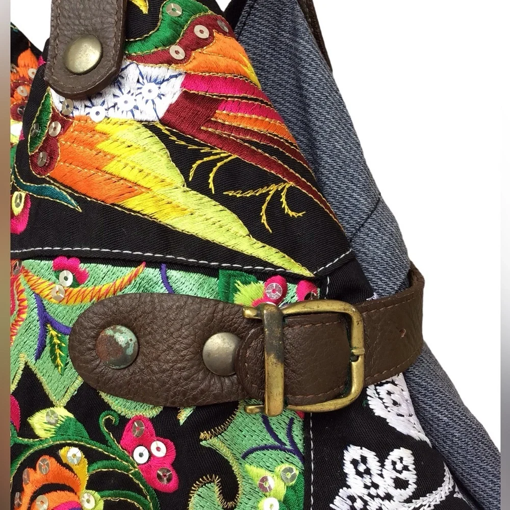 Wabags Boho Embroidered Large Tote - Picture 6 of 16